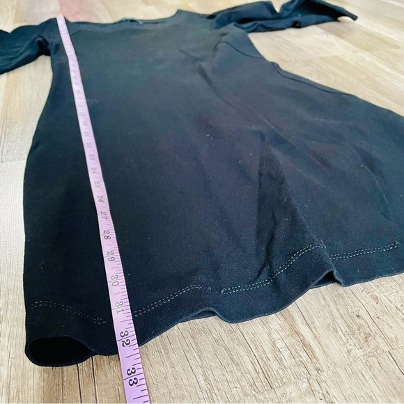 Theory Black 3/4 Sleeve Sheath Dress Size 4 - Picture 9 of 9